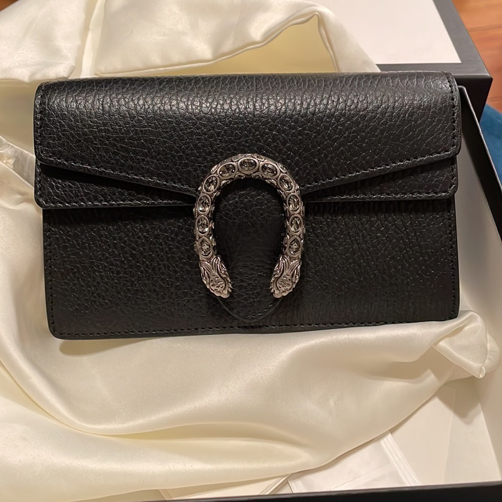 GUCCI DIONYSUS LEATHER SUPER MINI BAG